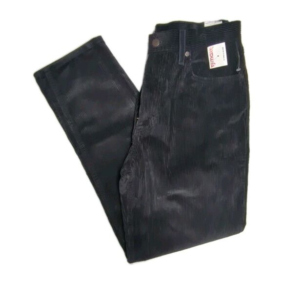 Levi's Denim - Levi's Corduroy Mom Jeans Women High-Waisted Size 30x30 Black Tapered Leg